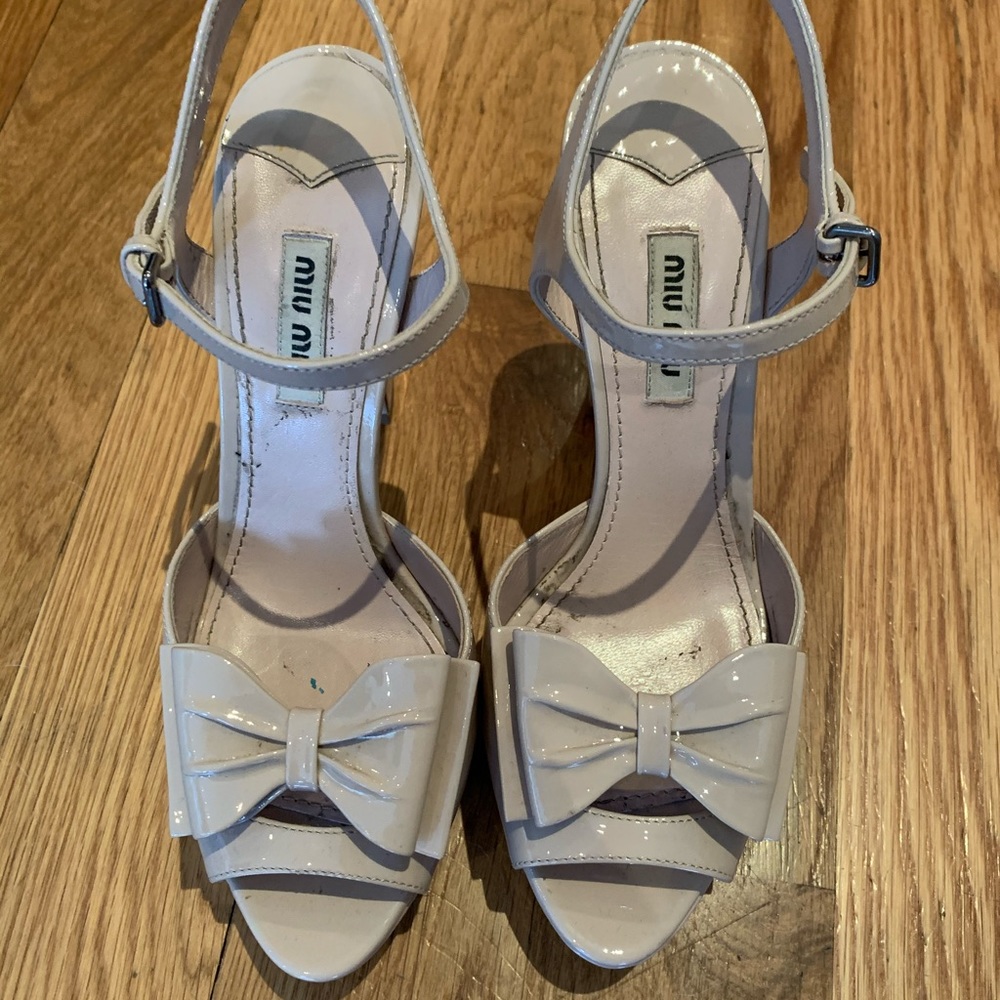 Miu Miu platform heels